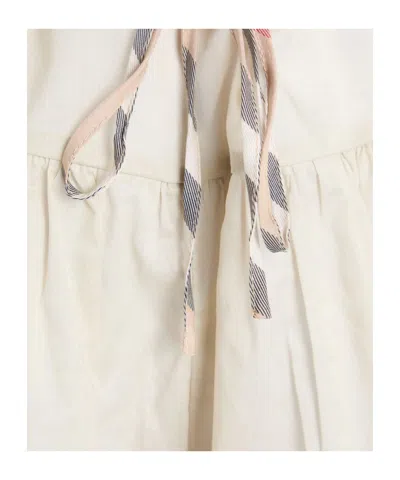 Burberry Solid Shorts In Neutral