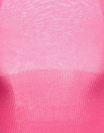 Jacquemus Solid Color Tops In Pink