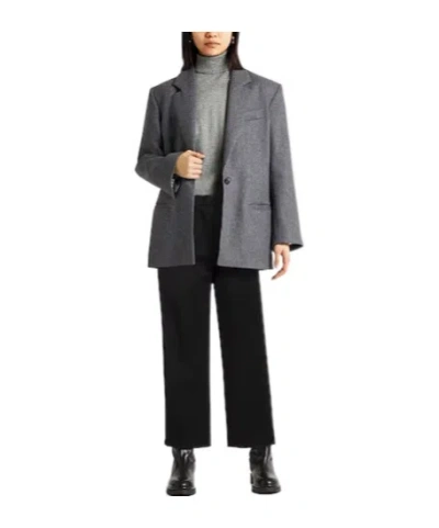 Max Mara Solid Slim-fit Pants In Black