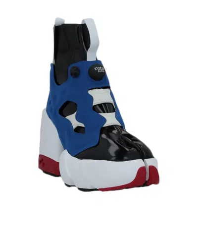 Maison Margiela Multi-color Platform Boots In White