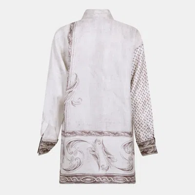 Max Mara Printed Shirt In White