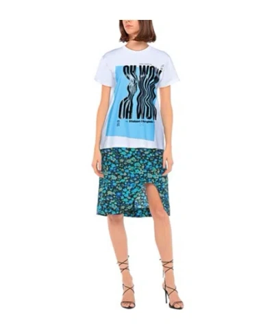 Maison Margiela Solid Printed T-shirt In White