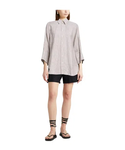 Brunello Cucinelli Patterned Shirts  Blouses In Neutral