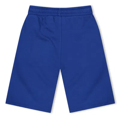 Off-white Logo Shorts In Blue