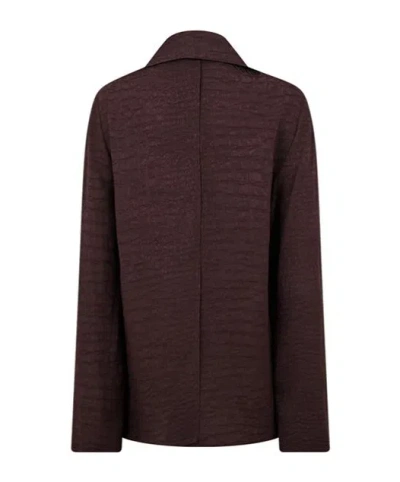 Jacquemus Solid Colour Shirts In Brown