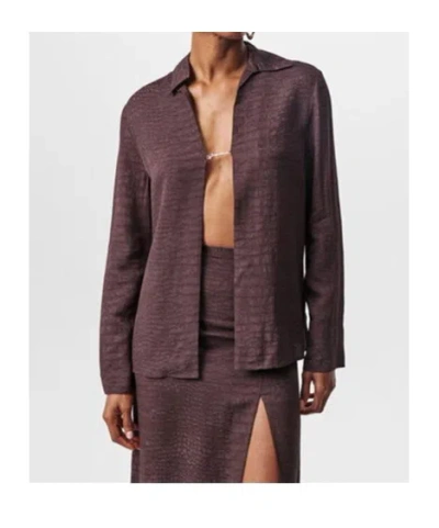 Jacquemus Solid Colour Shirts In Brown