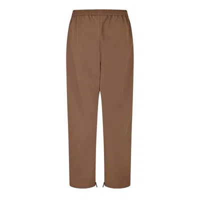 Essentials Drawstring Logo Sweatpants In Brown