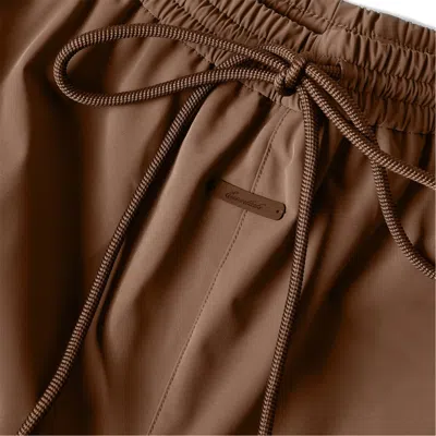 Essentials Drawstring Logo Sweatpants In Brown