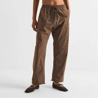 Essentials Drawstring Logo Sweatpants In Brown