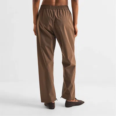 Essentials Drawstring Logo Sweatpants In Brown
