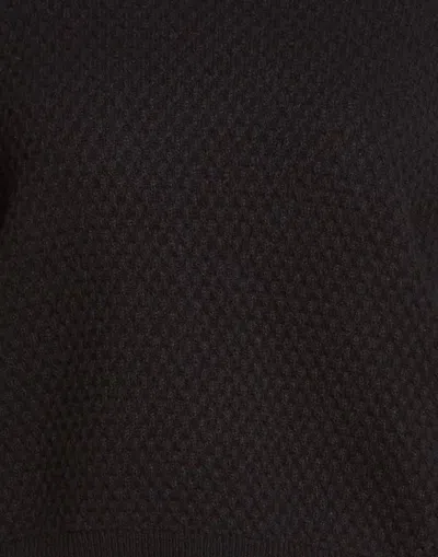 Max Mara Solid Color Knit Sweater In Black
