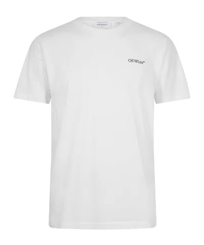 Off-white Ss22 Printing Round Neck Pullover Short Sleeve Ordinary Version White In White