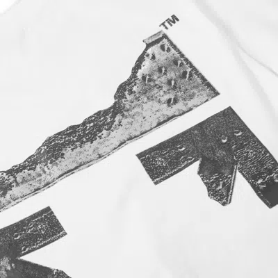 Off-white Ss22 Printing Round Neck Pullover Short Sleeve Ordinary Version White In White
