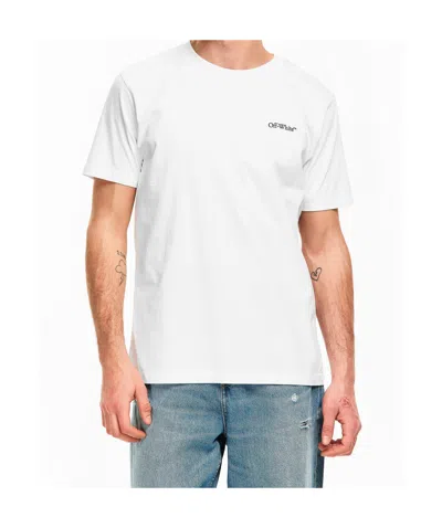 Off-white Ss22 Printing Round Neck Pullover Short Sleeve Ordinary Version White In White