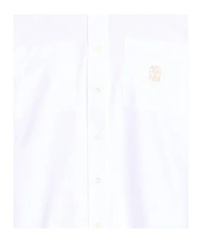 Brunello Cucinelli Solid Colour Shirts In White