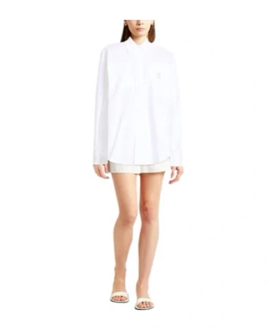 Brunello Cucinelli Solid Colour Shirts In White