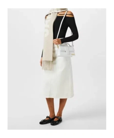 Jacquemus Flap Shoulder Bag In White