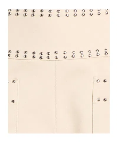 Weekend Max Mara Stretch Twill Bootcut Pants In Neutral