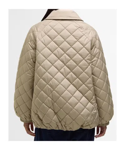 Barbour Quilted Jacket In Neutral