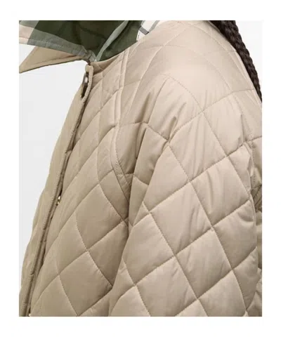 Barbour Quilted Jacket In Neutral
