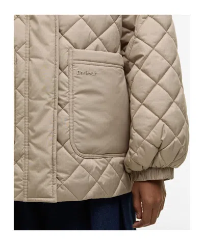 Barbour Quilted Jacket In Neutral