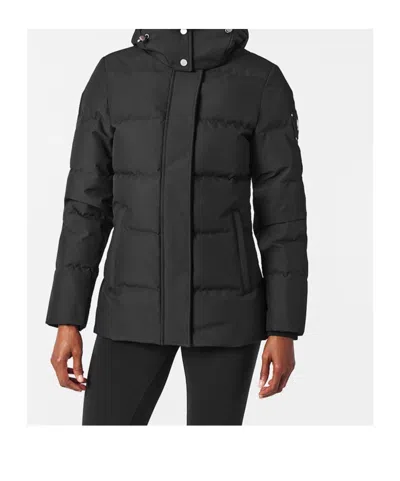 Moose Knuckles Short Down Jacket In Black
