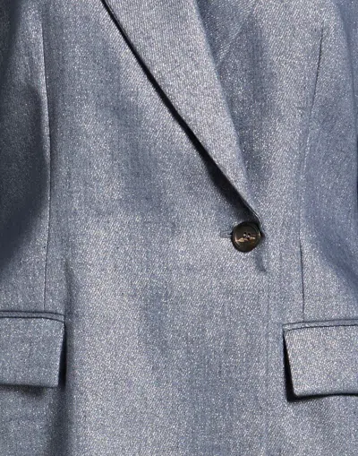 Brunello Cucinelli Single-breasted Blazer In Blue