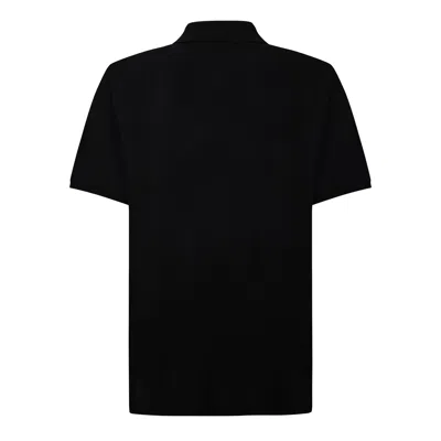 Moose Knuckles Short-sleeve Polo Shirt In Black