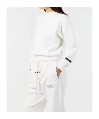 Essentials Logo Patch Sweatshirt In Neutral