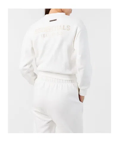Essentials Logo Patch Sweatshirt In Neutral