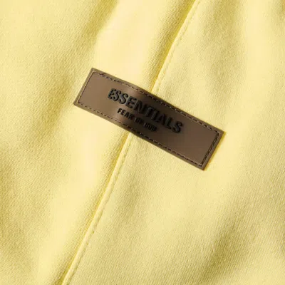 Essentials Drawstring Athletic Shorts In Yellow