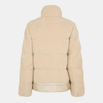 Moncler Quilted Down Jacket In Gray