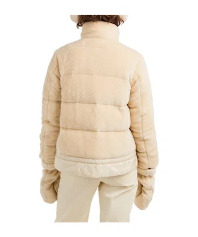 Moncler Quilted Down Jacket In Gray