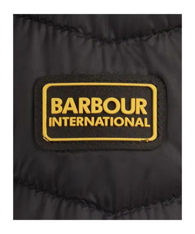 Barbour Grid Quilted Jacket In Black