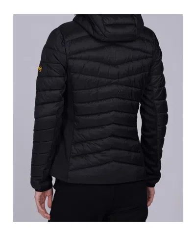 Barbour Grid Quilted Jacket In Black