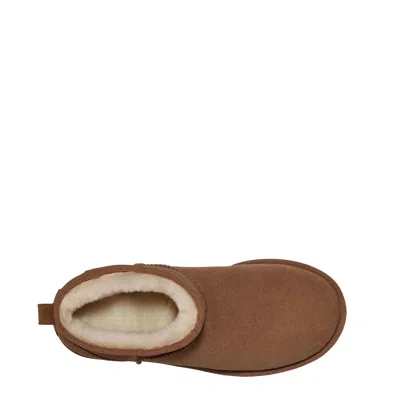 Ugg Thick-soled Ankle Boots In Brown