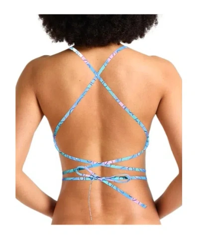 Isabel Marant Multicolored Triangular Bikini In Blue