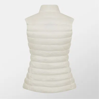 Moncler Sleeveless Down Jacket In White