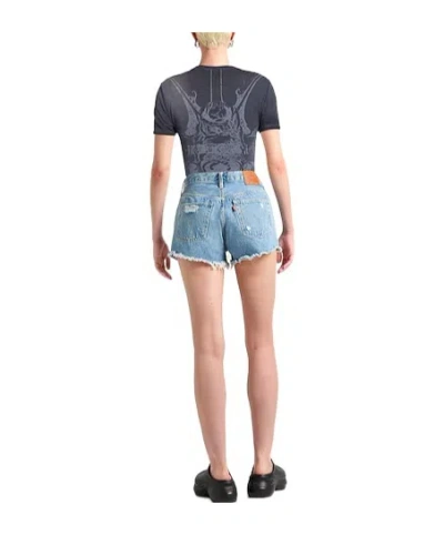 Diesel Multicolor Print Short Sleeve T-shirt In Charcoal-grey