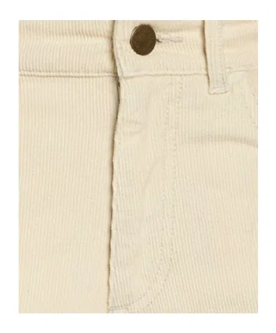 Maxco. Solid Corduroy Trousers In Neutral