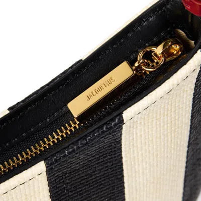 Jacquemus Cowhide Pearl Decor Bag In Multi