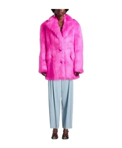 Maxco. Light Blue Draping Suit Trousers In Blue