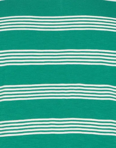 Rag & Bone Striped Printed Tshirt In Green