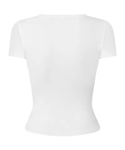 Diesel Versatile Cropped T-shirt In White