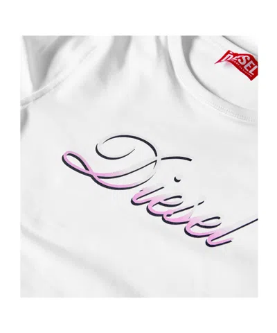 Diesel Versatile Cropped T-shirt In White