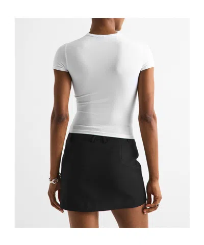 Diesel Versatile Cropped T-shirt In White