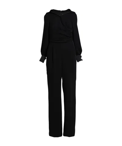 Max Mara Sleevesscoop Jumpsuits In Black