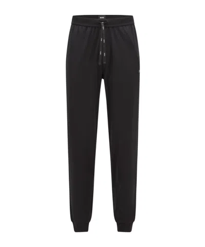 Hugo Boss Drawstring Track-pants In Black