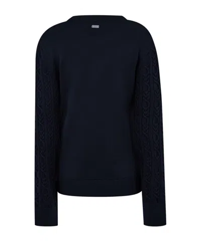 Barbour Hampton Knit Sweater In Blue