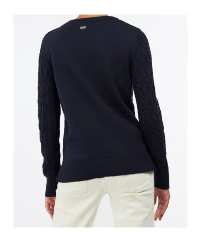 Barbour Hampton Knit Sweater In Blue